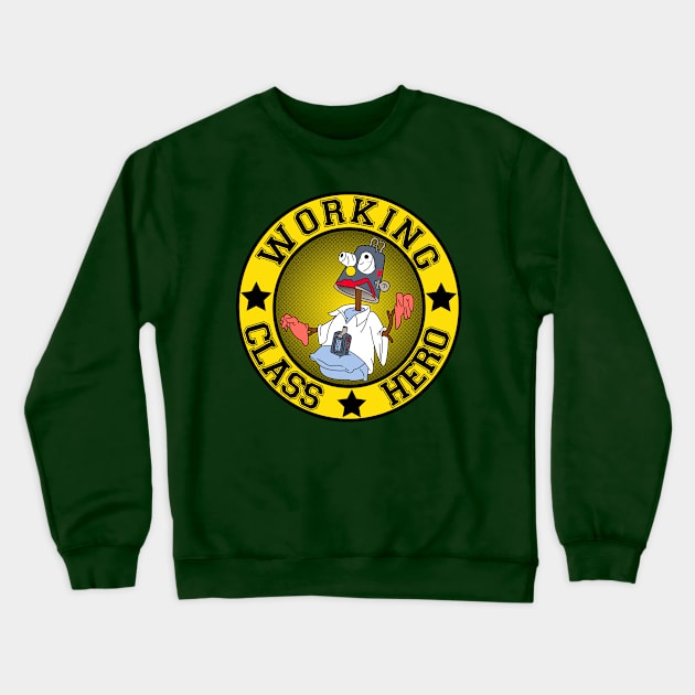 WORKING CLASS HERO Crewneck Sweatshirt by SIMPLICITEE